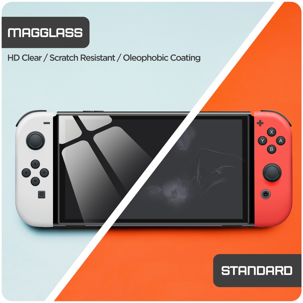 Screen Protector for Nintendo Switch OLED (2021) UHD Tempered Glass Guard