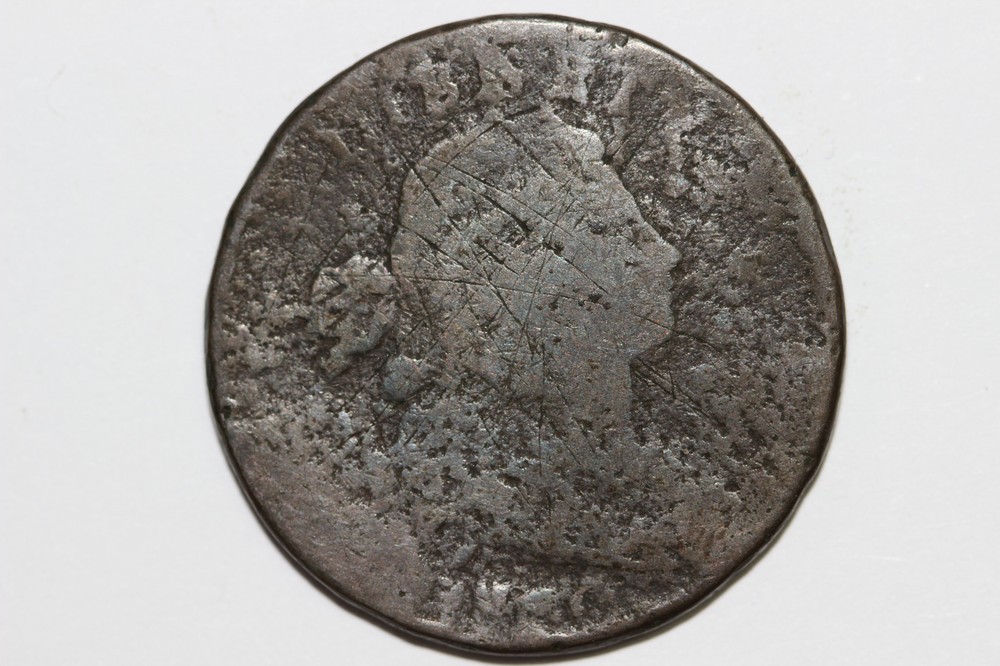 1800 Draped Bust Liberty Large Cent Coin Grades About Good (LRG751)