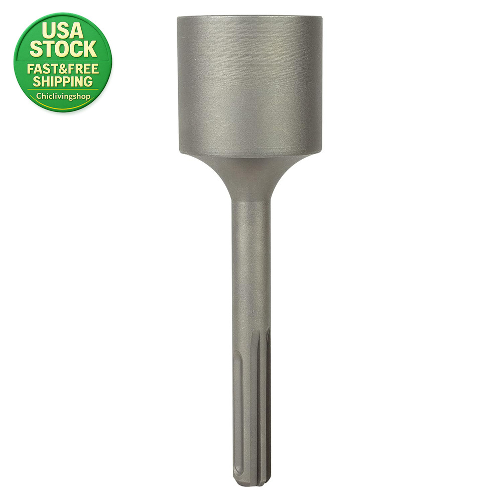 SDS Max Shank Post Driver Attachment 2 Inch Diameter for Rotary Hammer Drill