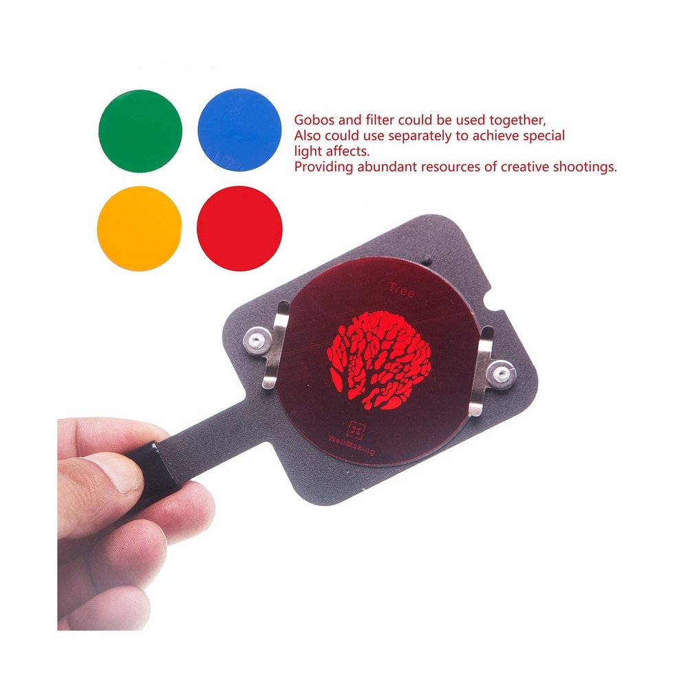 Wellmaking Bowens Mount Optical Snoot Conical, Flash Projector Attachment, Sp...