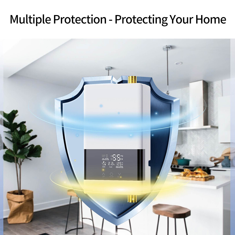 Instant Electric Tankless Hot Water Heater On Demand Whole House 110V 3000W