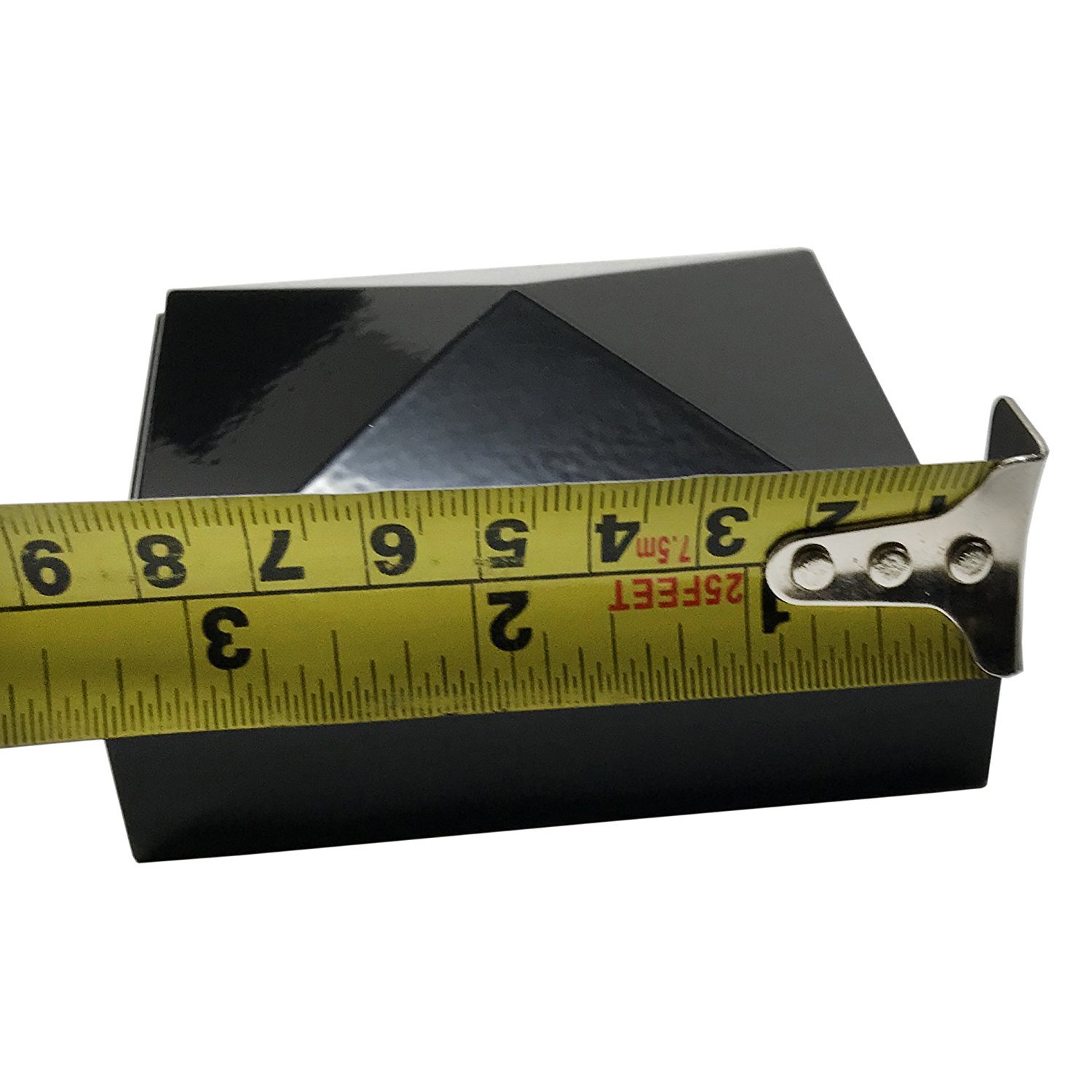 3" x 3" Decorex Hardware Aluminium Pyramid Post Cap for Metal Posts - Black