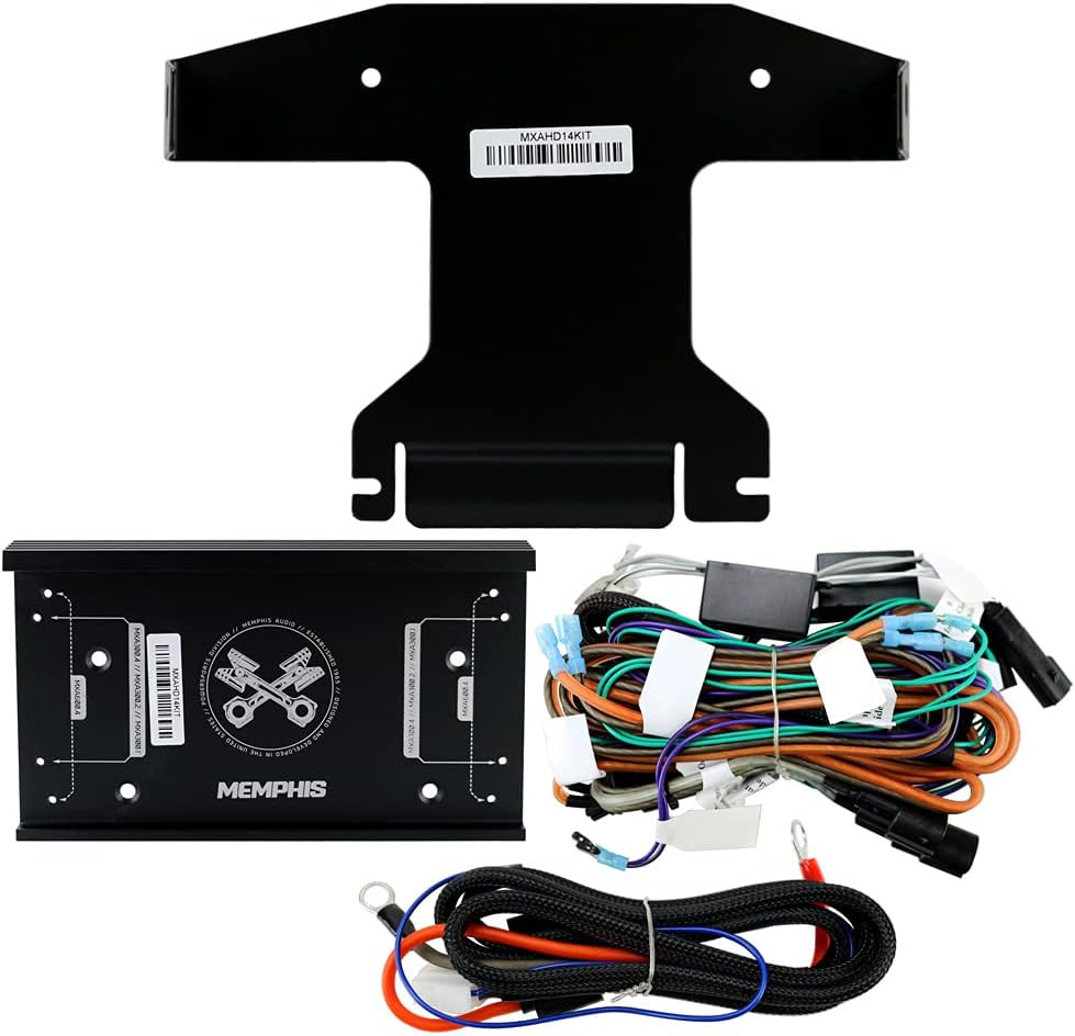 Memphis MXAHD14KIT Amp Install Kit for HD 2014+ Street Glide & 2015+ Road Glide
