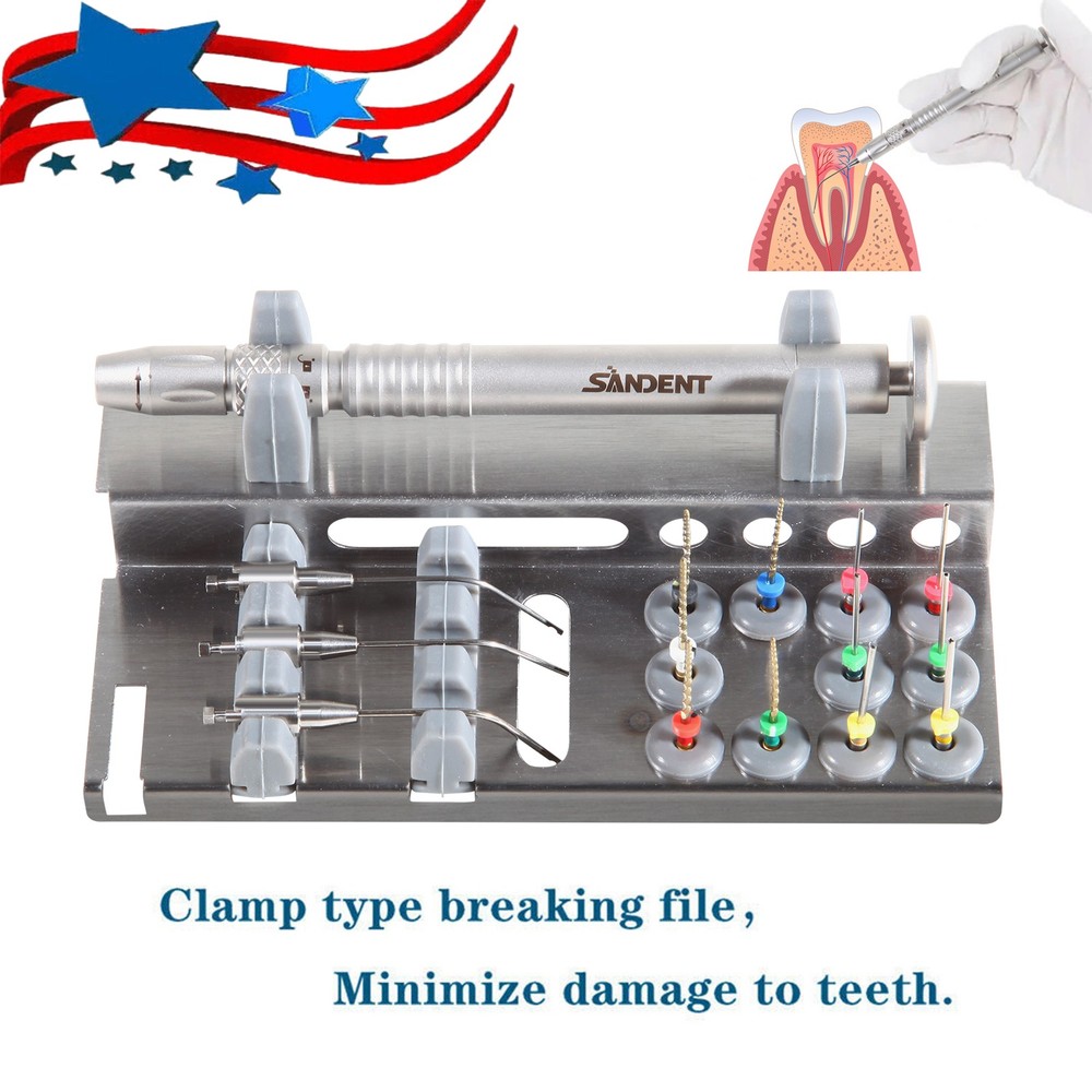 Dental Broken File Extractor Endodontic File Removal System Kit Endo Root Canal