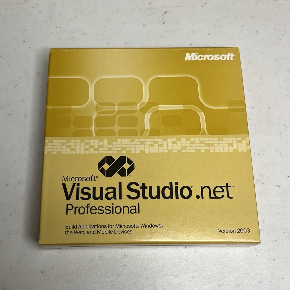 Microsoft Visual Studio .NET Professional 2003 FULL RETAIL SET + FACTORY SEALED
