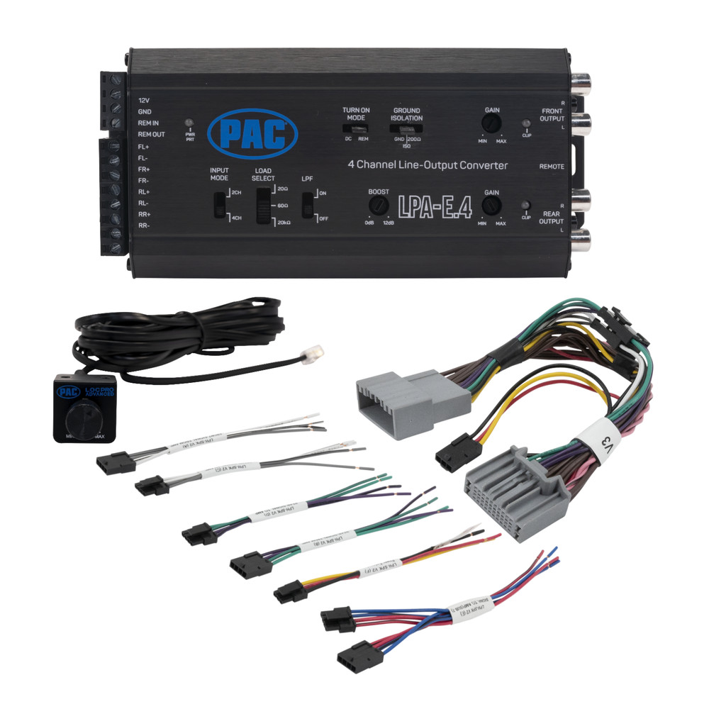PAC Amplifier Integration Solution for Select 2016-2023 Honda LPHHD04+LPA-E.4