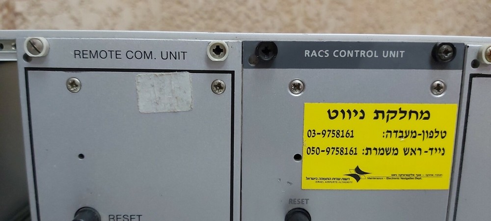 Jotron RACS Control Unit + Remote Com. Unit + Power Supply Make Offers!