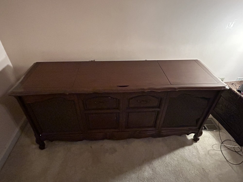 vintage rca victrola console