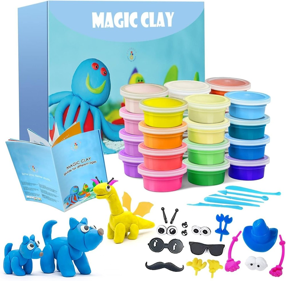 Complete Modeling Clay Set with Tools & Accessories for Endless Fun - Ages 3-12