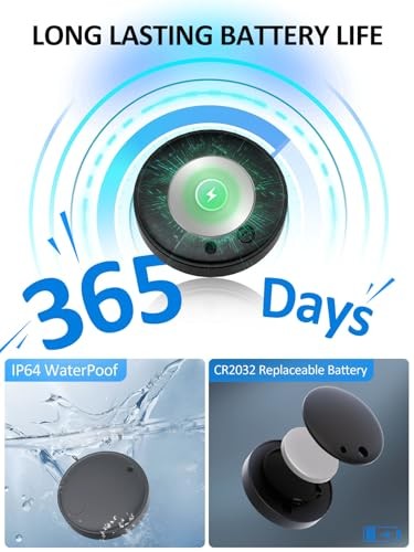 Dual System Tracker Tag for Android & Apple | Tag for Luggage, Keys, Wallet,