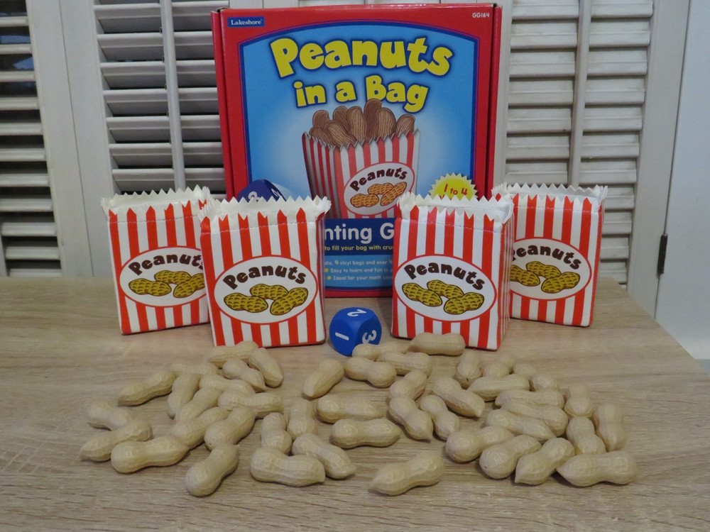 Lakeshore PEANUTS IN A BAG Counting Game ~ Math ~ Educational ~ Fun