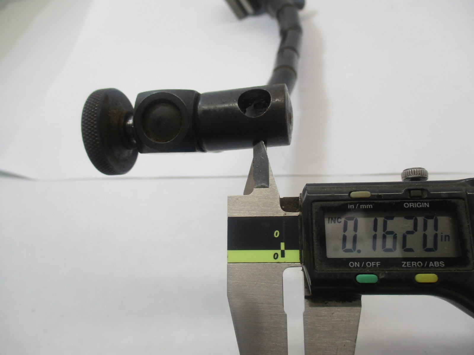 STARRETT # 657 MAGNETIC BASE & One Lever Lock Flex-O-Post Arm & Snug EC