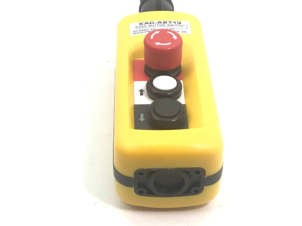 Crane Chain Hoist Push Button Switch Lifting Controller With Emergency Stop