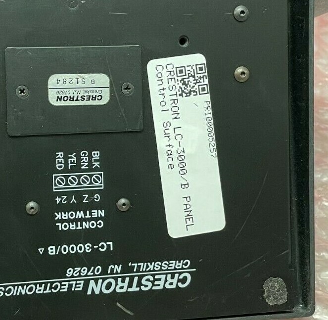 Crestron LC-3000/B Touchscreen Control Panel