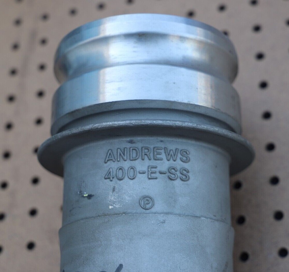 ANDREWS 400-E-SS CAMLOCK BARB COUPLER ADAPTER