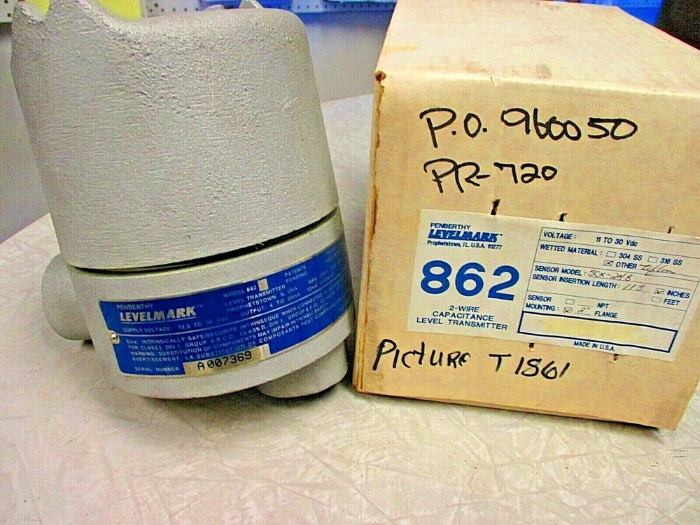 PENBERTHY LEVELMARK 862 Sensor Model SCX248  11-30VDC Level Transmitter (NIB)