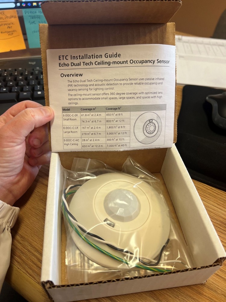 Echo Ceiling Mounted Dual Tech Occupancy Sensor