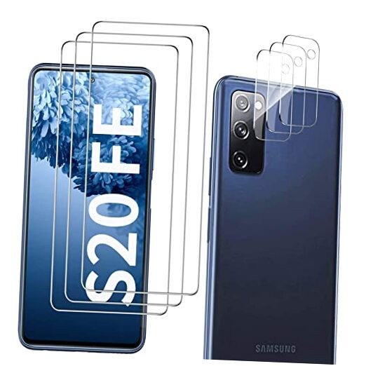 Galaxy S20 FE Screen Protector and Camera Protector, Galaxy S20 FE 6.5 Inch 6