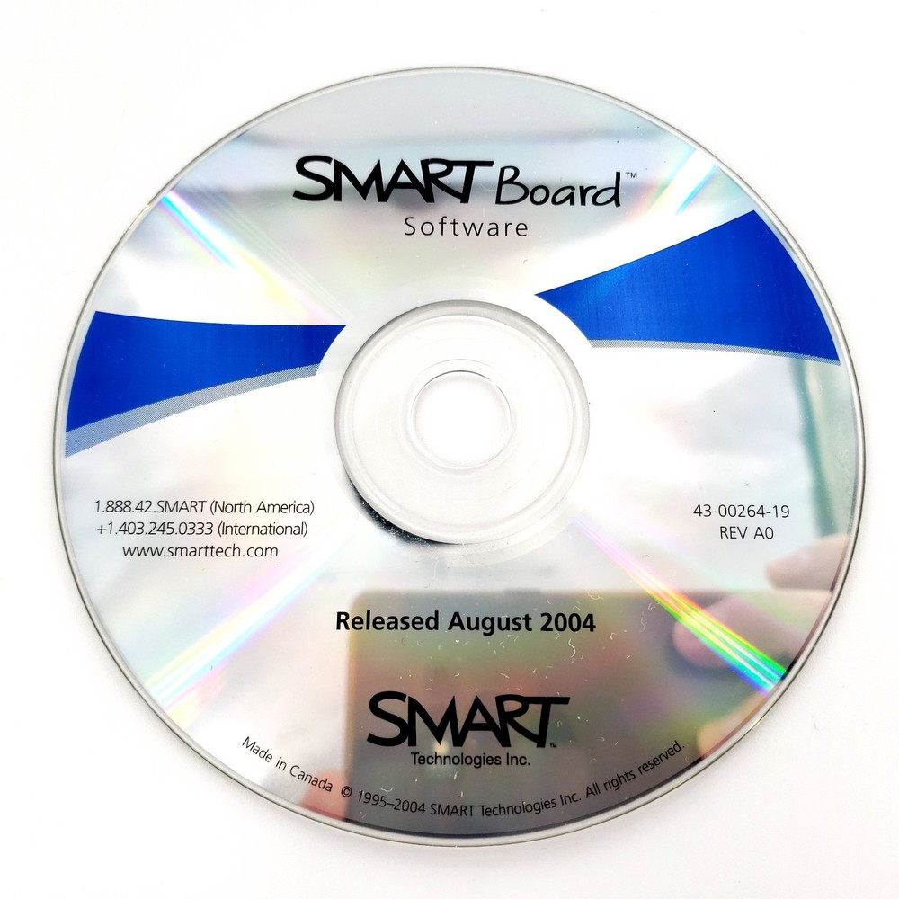 Smart Board Software Smart Interactive White Board August 2004 43-00264-19