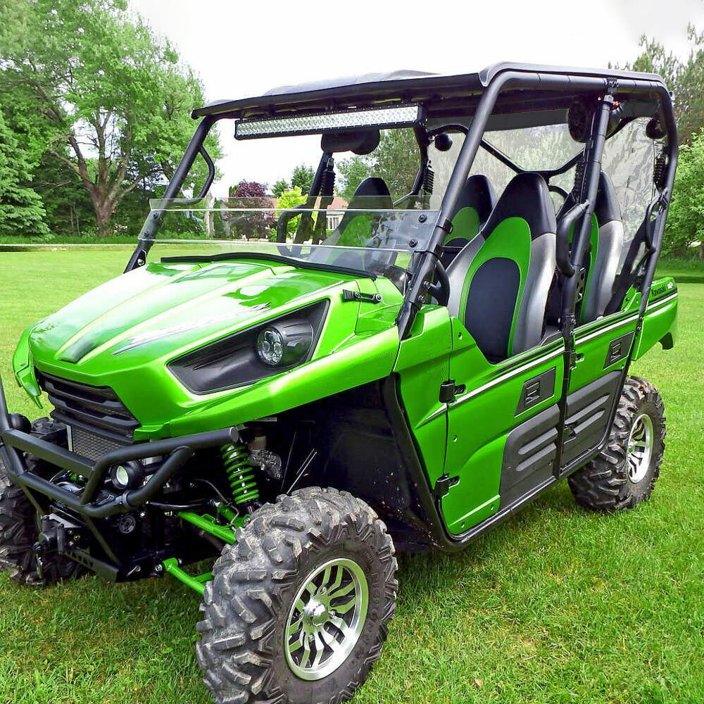UTV Rear Window Windshield Windscreen Back for Kawasaki TERYX 4 800 2014-2024