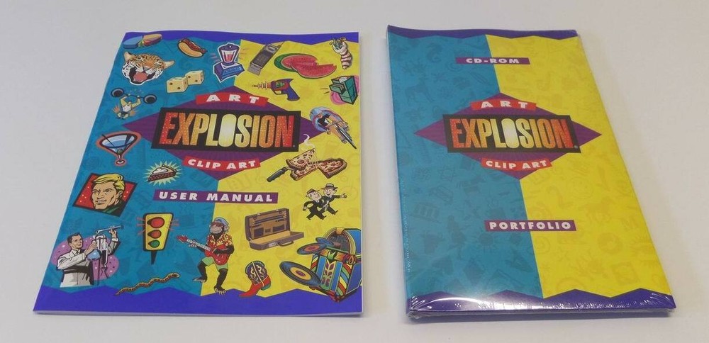 Art Explosion Clip Art Image Pack CD-ROM Portfolio Library Nova Development