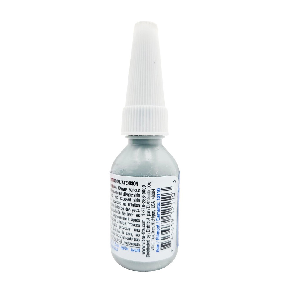 EXPIRED Vibra-Tite - 121 Medium Strength Removable Threadlocker, 10mL
