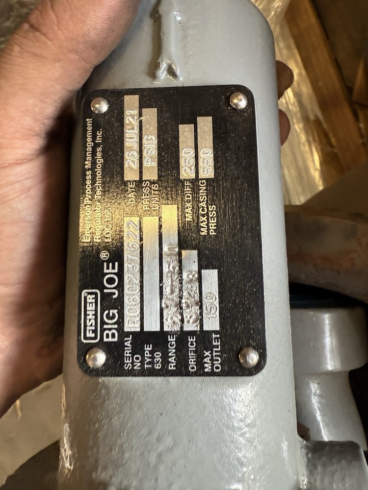 fisher regulator BIG JOE