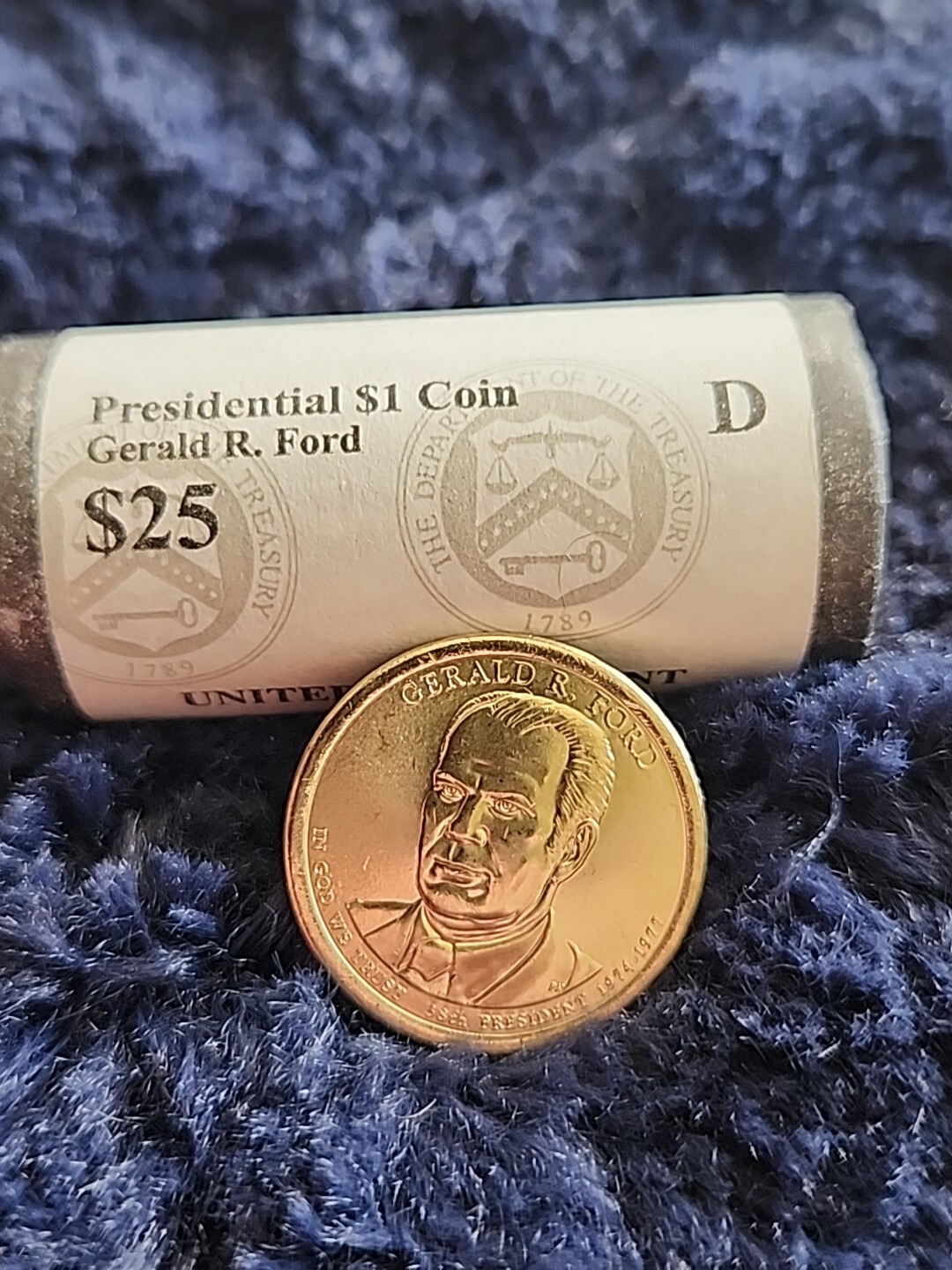 2016 D Gerald Ford Presidential Dollar "Brilliant Uncirculated" Coin US Mint!