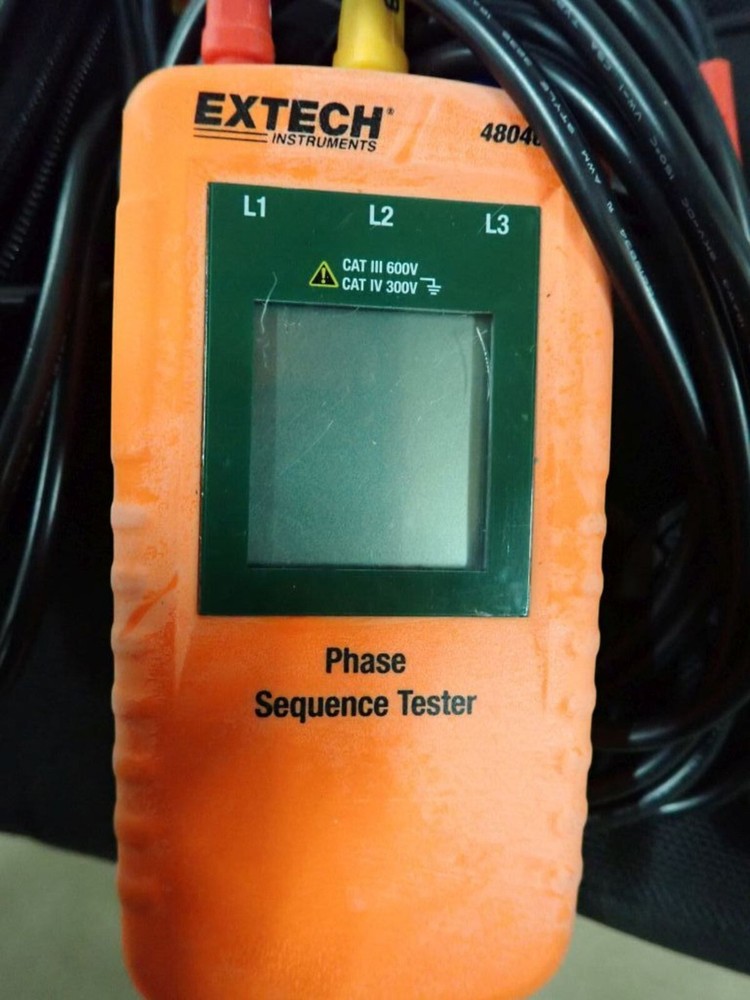 Extech 480400 Phase Sequence Tester with Soft Case