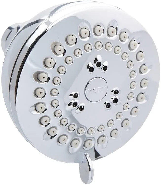 Moen Adler 23026 Silver Chrome Finish Multi-Function 4 Setting Wallmount Shower