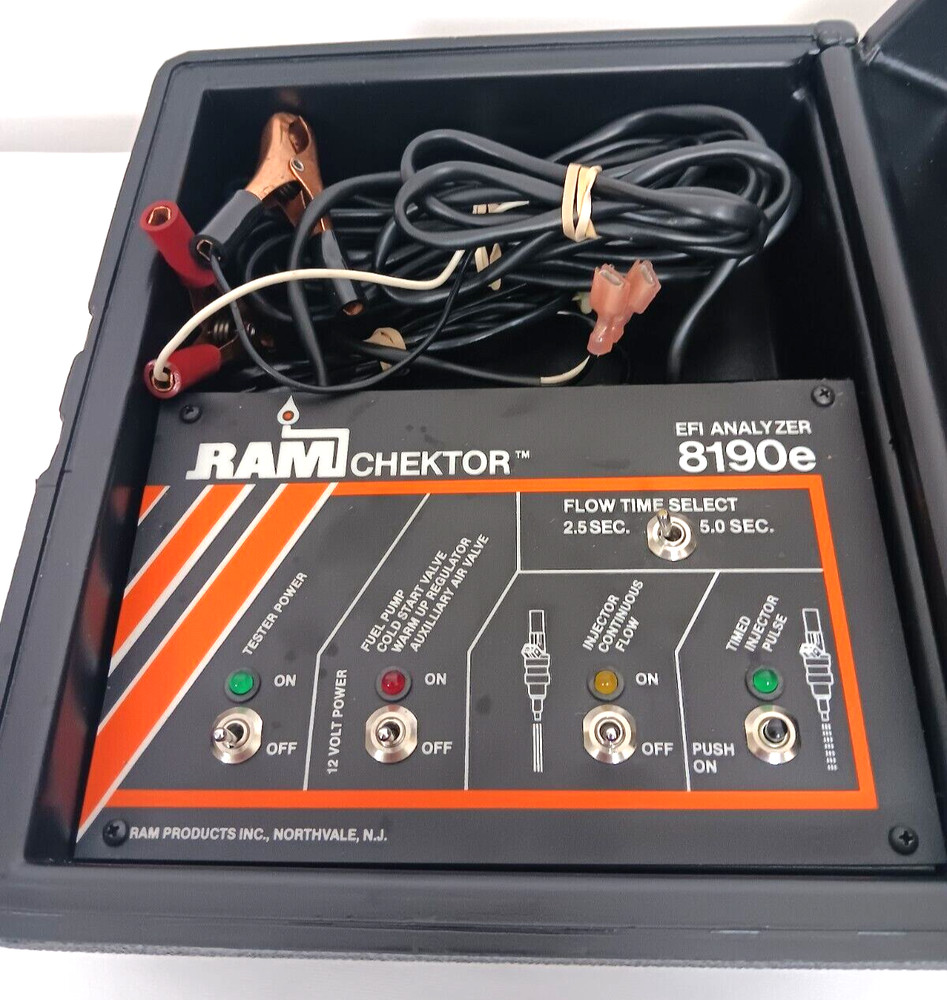RAM RamChektor 8190e EFI Electronic Fuel Injection Tester/Analyzer Tool - Tested