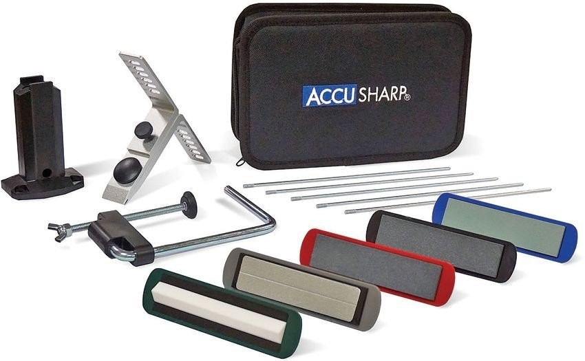 AccuSharp Knife Sharpener 5 Stone Precision Sharpening Kit - 059C