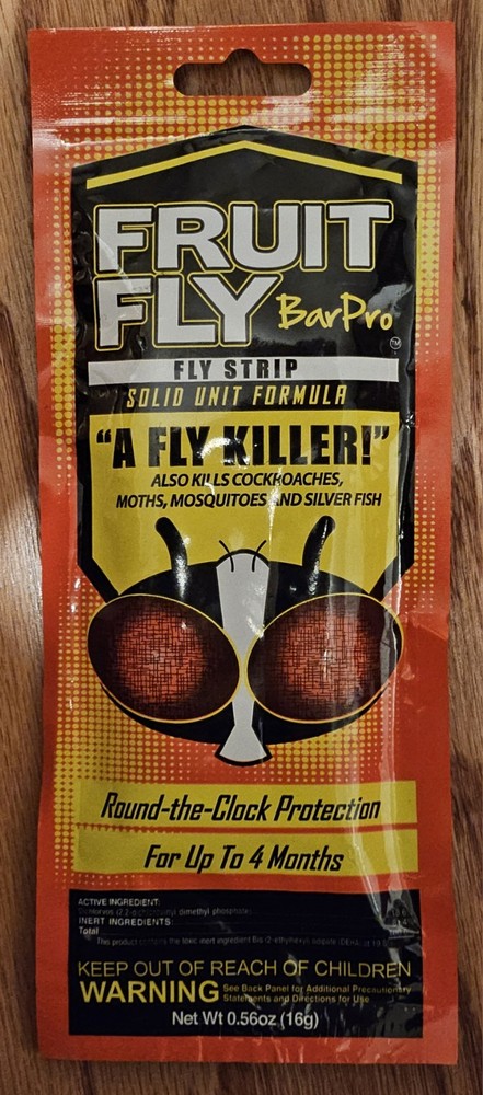 Fruit Fly BarPro Fly Strip Solid Unit Formula Protects up to 4 Months Bar Pro