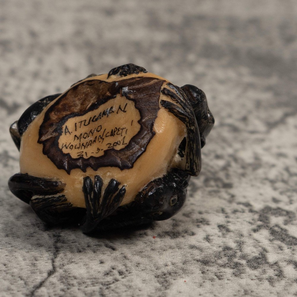 Double Howler Monkey Tagua Carving