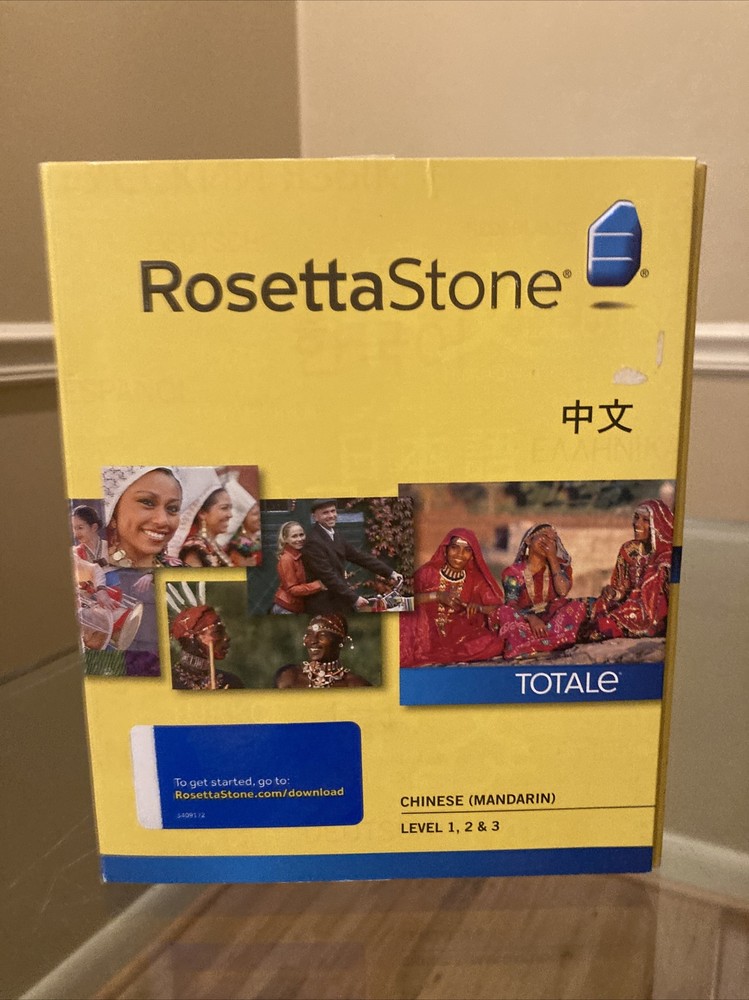 Rosetta Stone  Chinese Mandarin Level 1, 2, 3 Version 4 - Windows/Mac SEALED