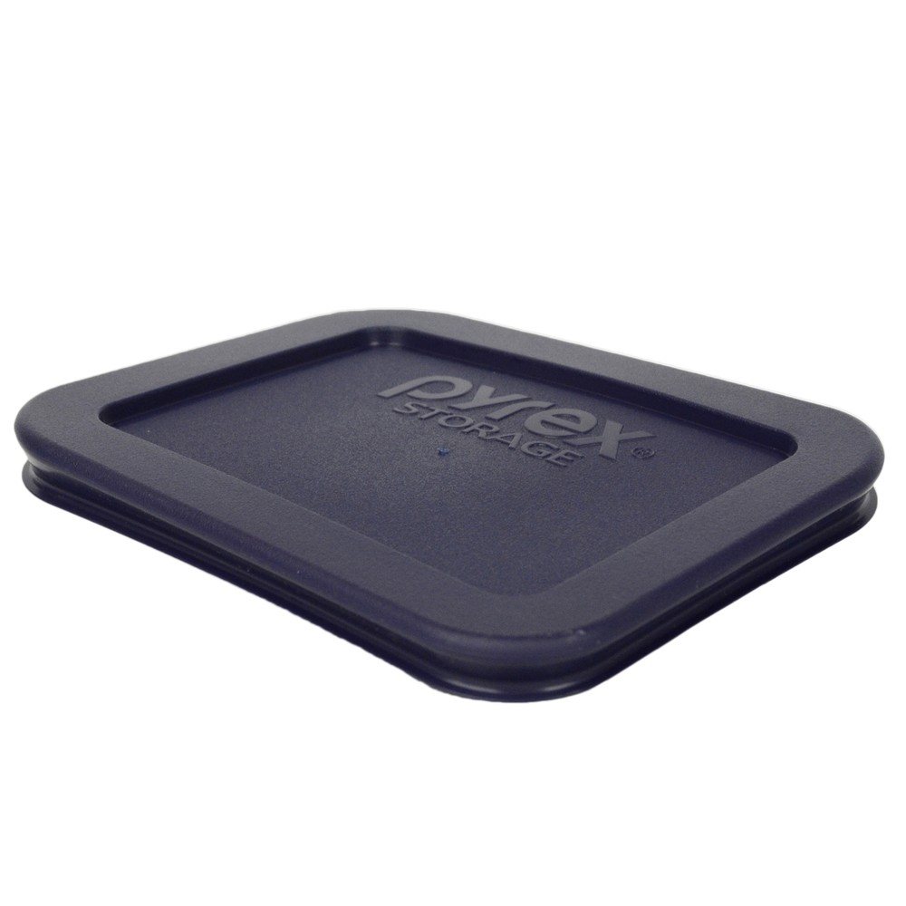Pyrex 7213-PC Rectangular Blue 1.9 Cup Plastic Storage Lid Cover for Glass Dish