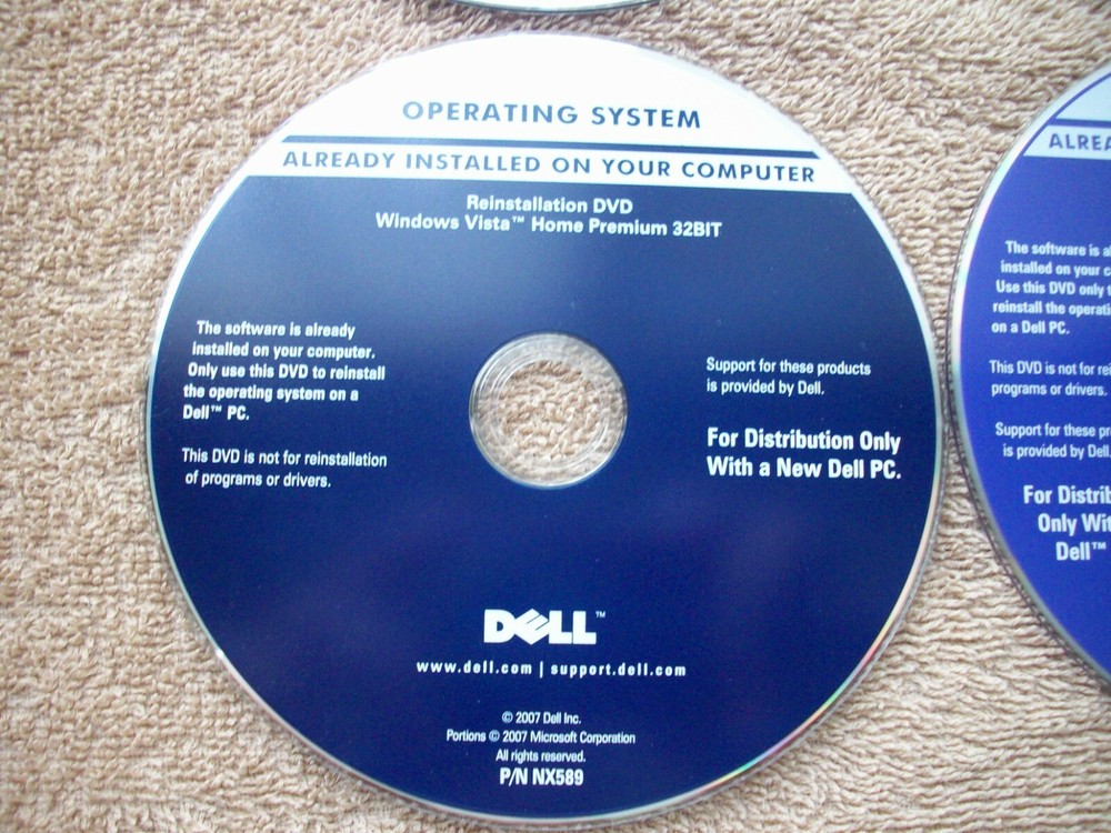 8 Dell Cds Discs For Applications-Drivers & Utilities-Monitors-Operating System