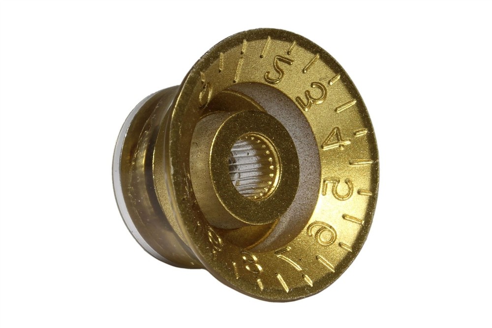 Bell Hat Knobs Gold Reflector for Gibson USA 4pk