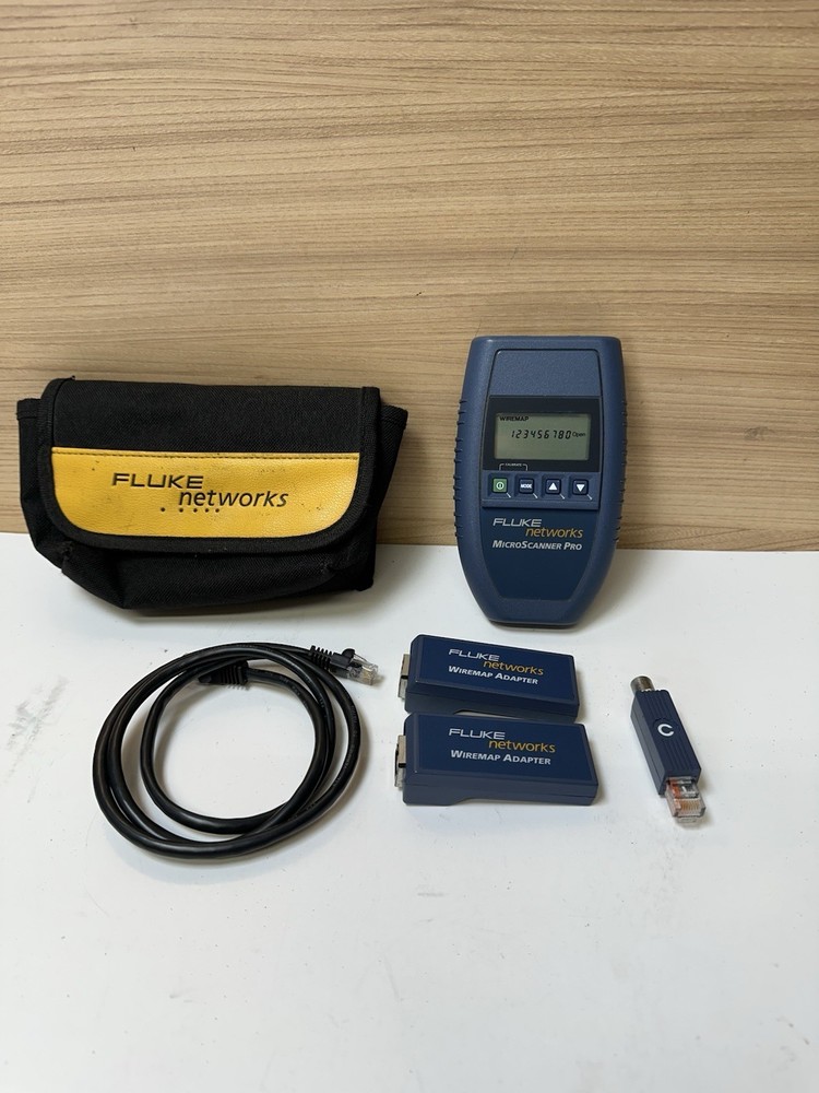 Fluke Networks  Microscanner Pro Good  Condition