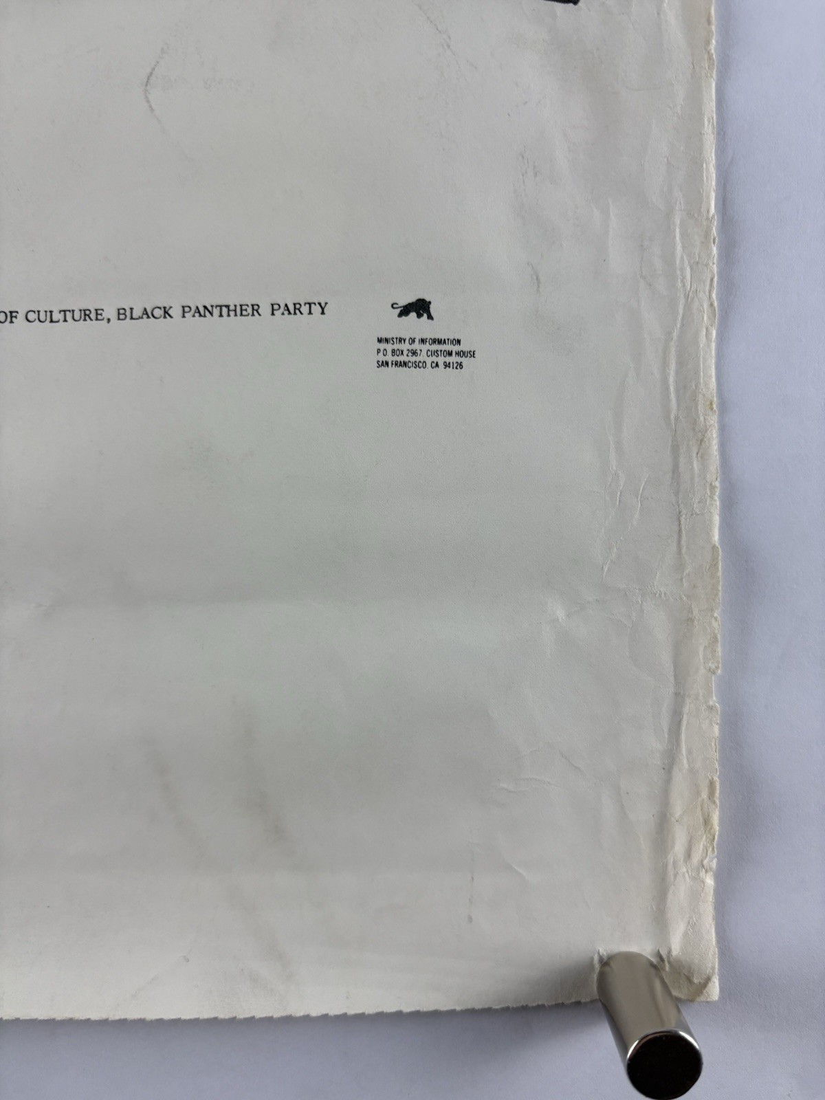 BLACK PANTHER PARTY Political Poster 1967 BPP Emory Douglas CHE GUEVARA