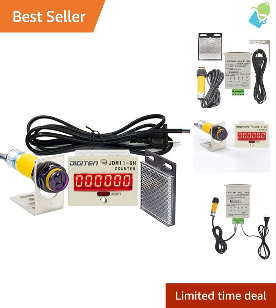 Accuracy First: Infrared LED Counter with Manual Reset & Wide Detection Range