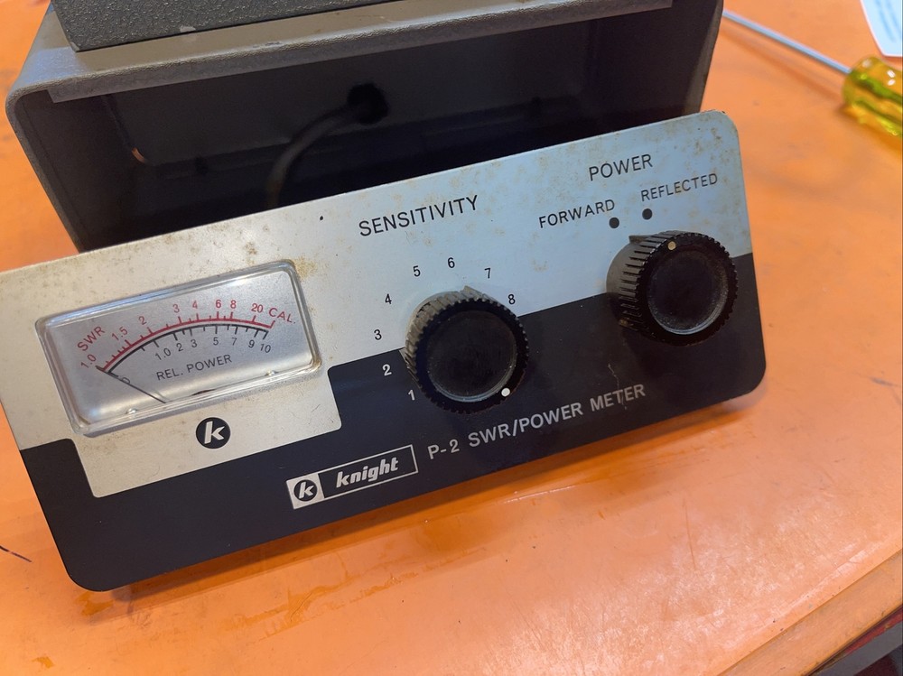 KNIGHT P-2 SWR POWER METER SENSITIVITY SWITCH STUCK UNTESTED