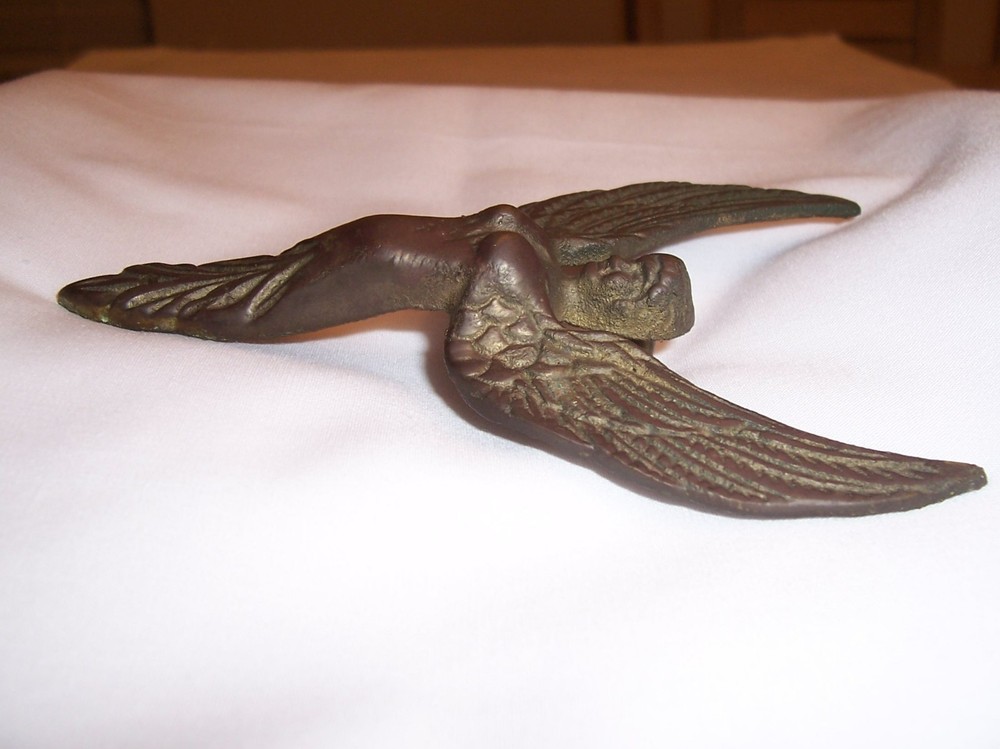 Antique Architectural Salvage Brass Winged Sphinx
