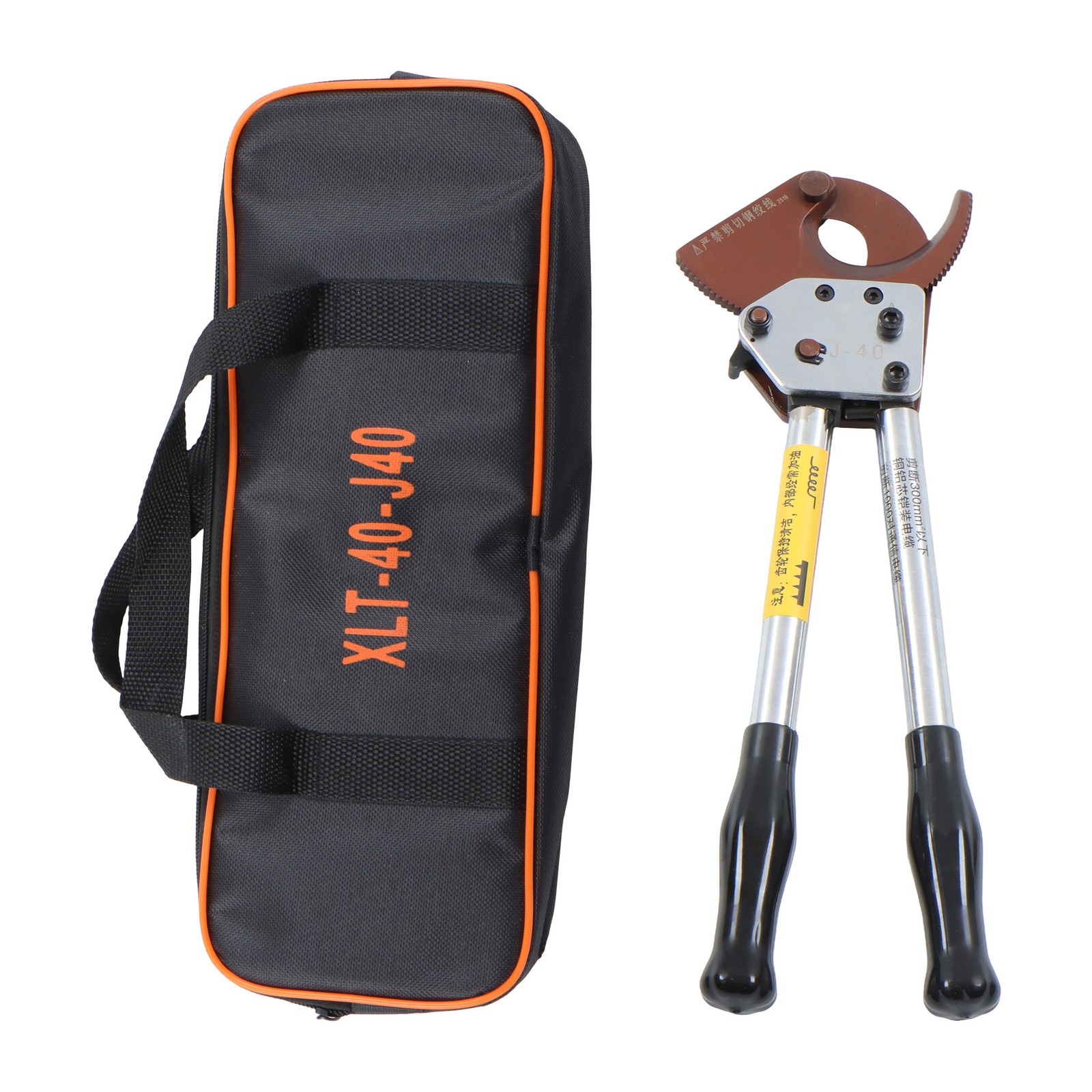 Heavy Duty Aluminum Copper Ratcheting Cable Cutters J40 300mm² Wire Cutter 600mc