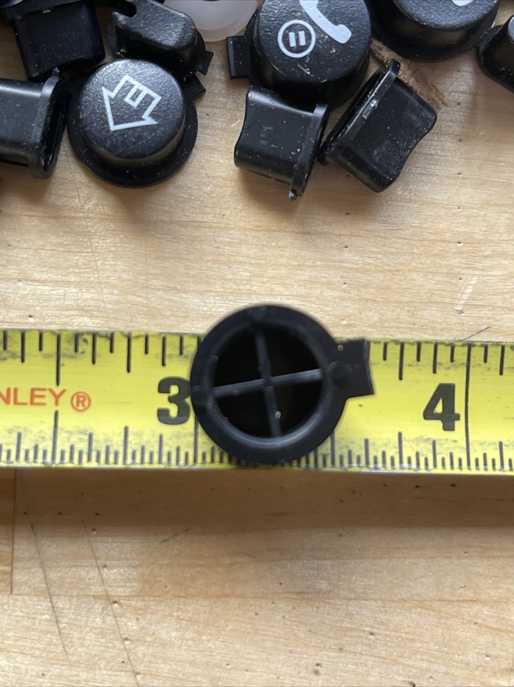 Plastic Telephone Buttons