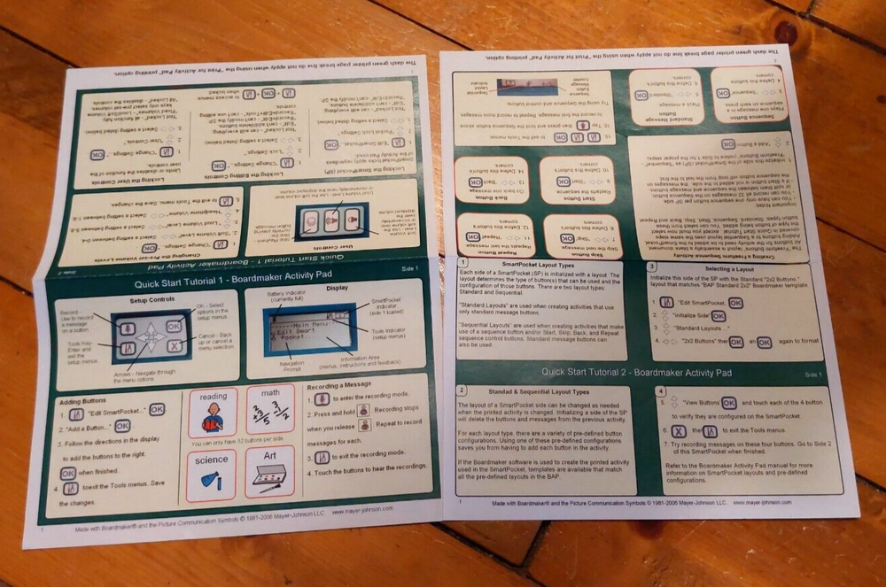 Mayer Johnson BoardMaker Activity Pad