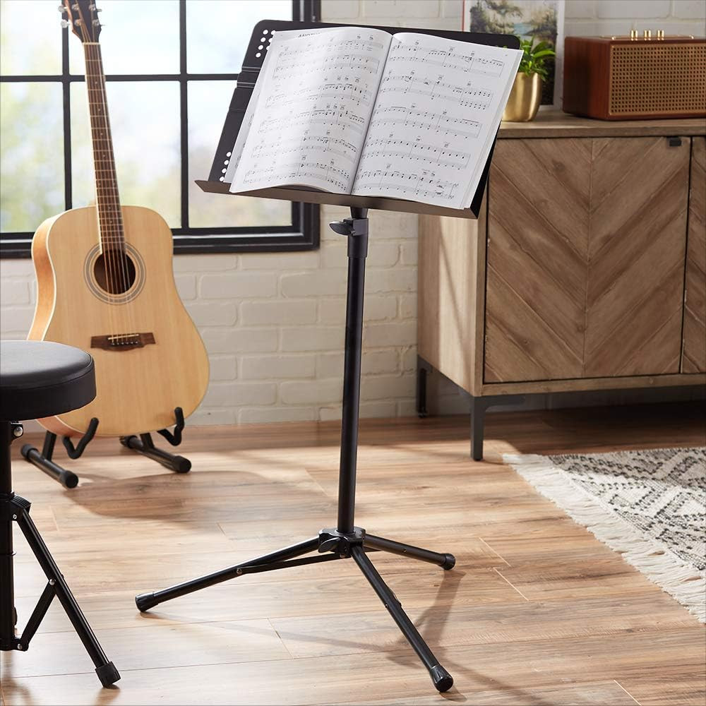 Adjustable Folding Sheet Music Stand for School Music Program, Bands, Ensembles,
