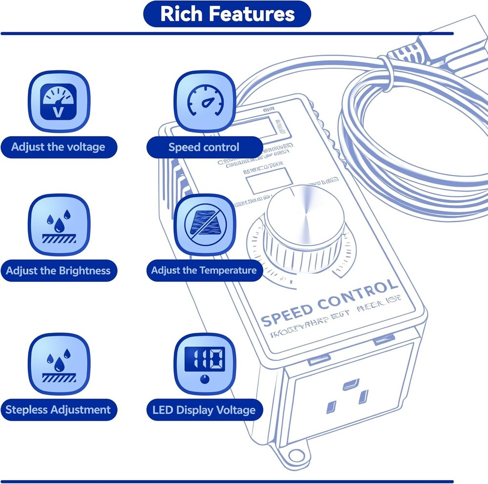 Variable DC Motor Speed Controller – PWM Electronic Motor Control