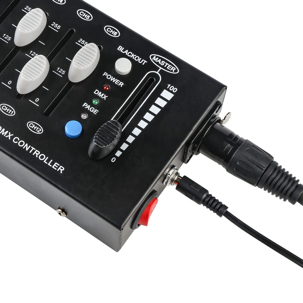 12 Channel DMX dimming Controller, mini dj Lighting Controller,DMX512 Signal ...