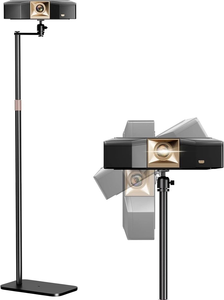 Universal Projector Stand Black Metal